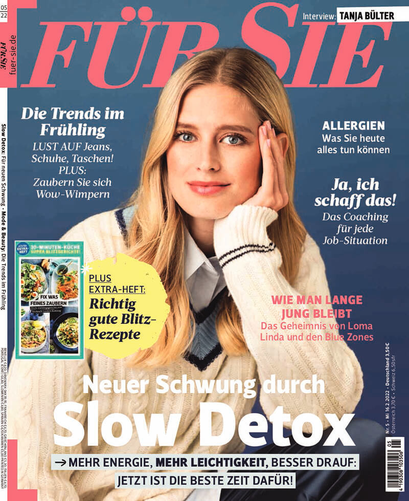 Cover der FÜR SIE vom 16.02.22 -  05/22
